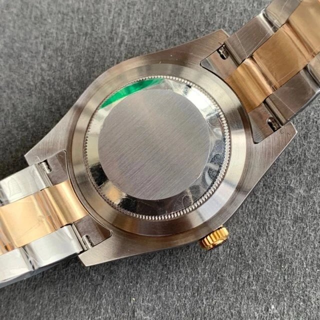 Replica Automatic Watch for Men DateJust Gold Grey Dial 41mm