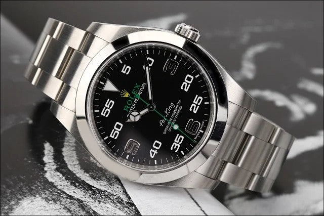 Replica Automatic Watch for Men Airking Black Dial 40mm