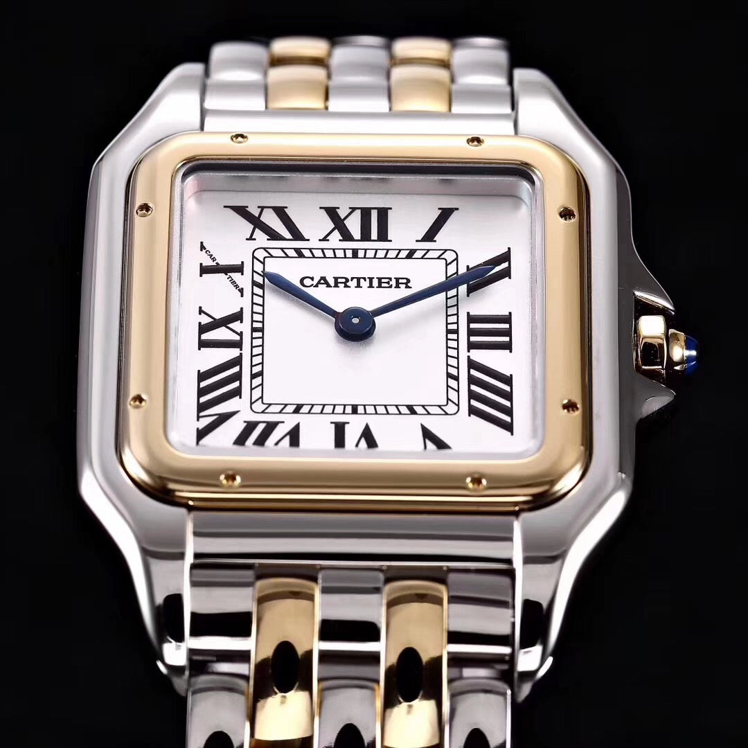 Replica Panthere 904l Stainless Steel Quartz Watch 22mm 27mm