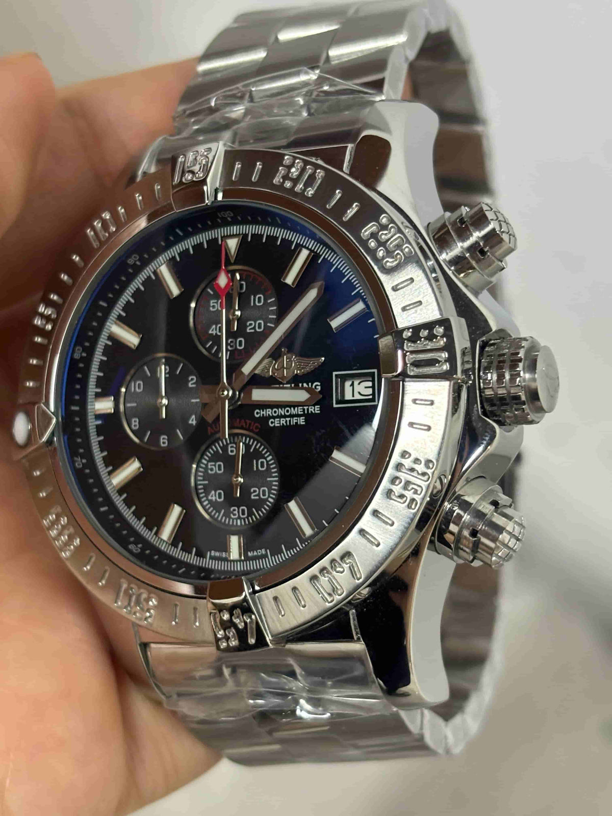 Replica Stainless Steel Japanese Vk Quartz Movement Watch BL199