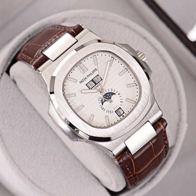 Moonphase Nautilus 904l Stainless Steel Automatic Mechanical Watch 39MM