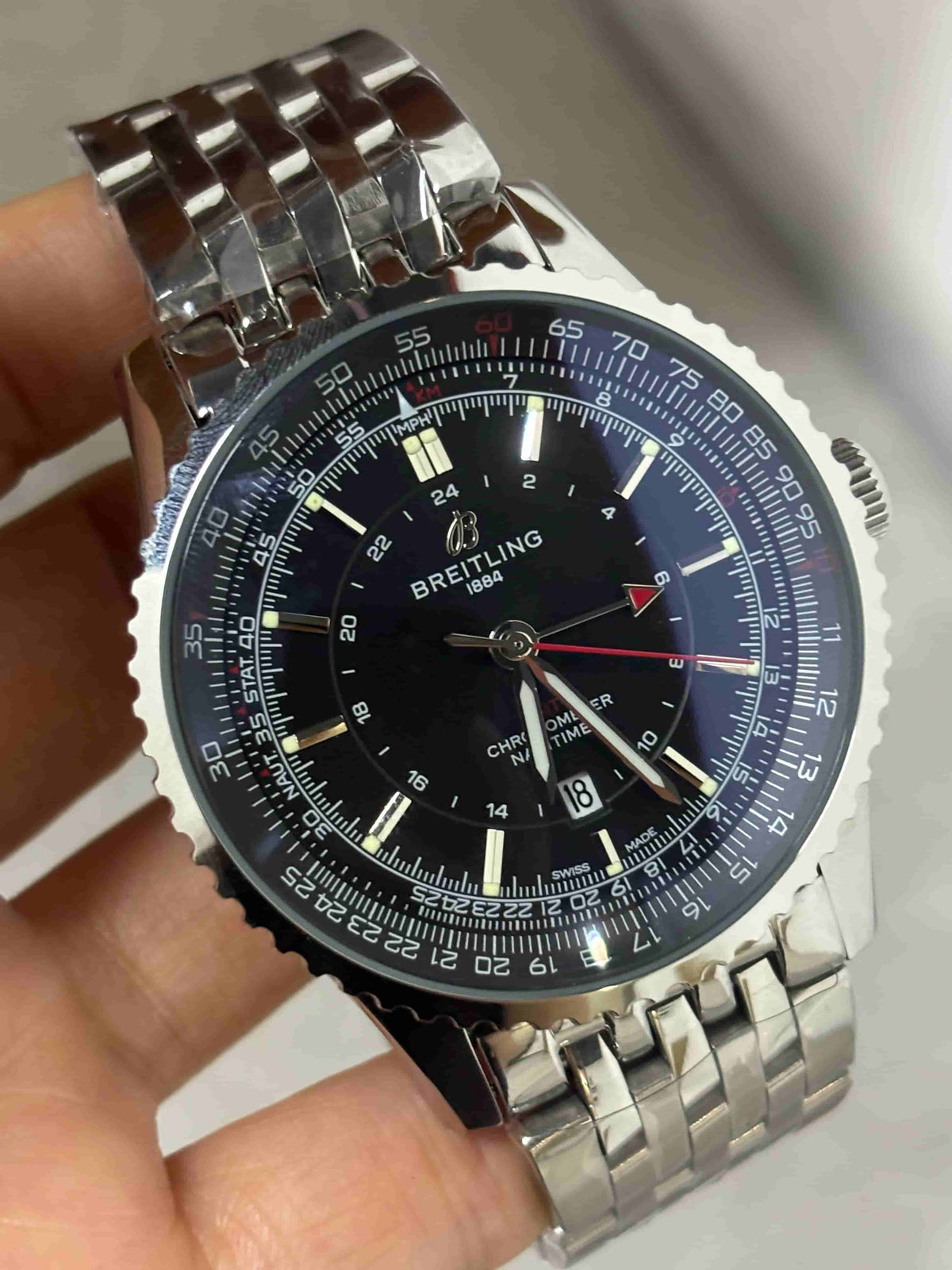 Replica Stainless Steel Japanese Vk Quartz Movement Watch BL218