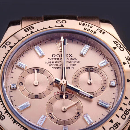 Replica Automatic Watch for Men DAYTONA  Rose Dial 40mm