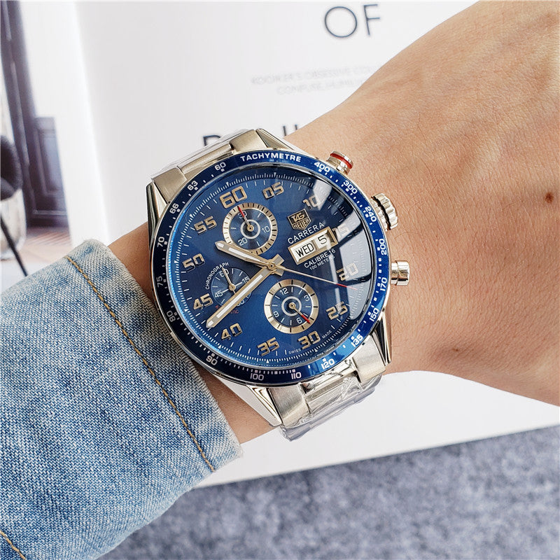 Carrera Calibre 01 Replica  Automatic Mechanical Movement Mens Watches 44mm