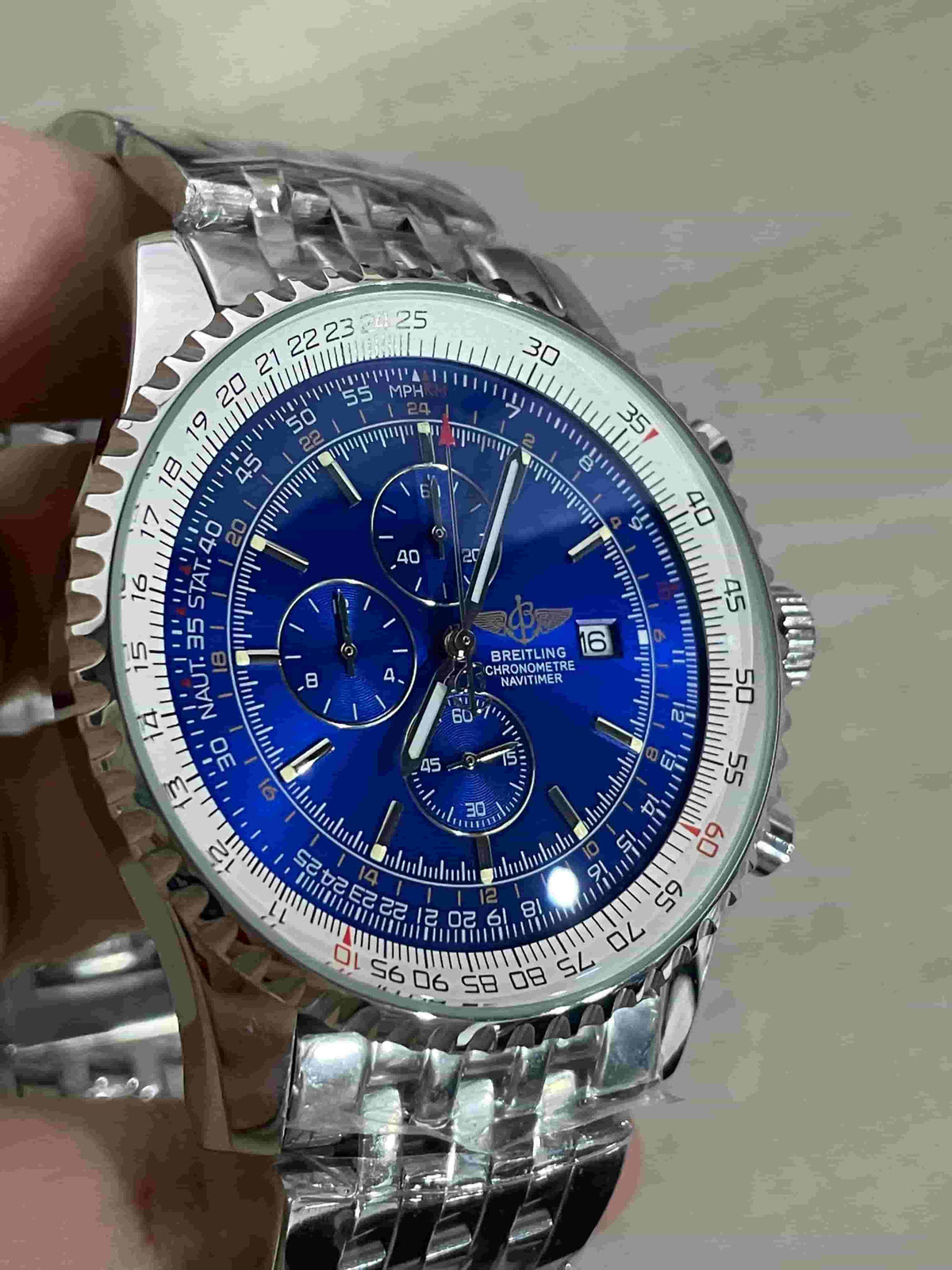 Replica Stainless Steel Japanese Vk Quartz Movement Watch BL155