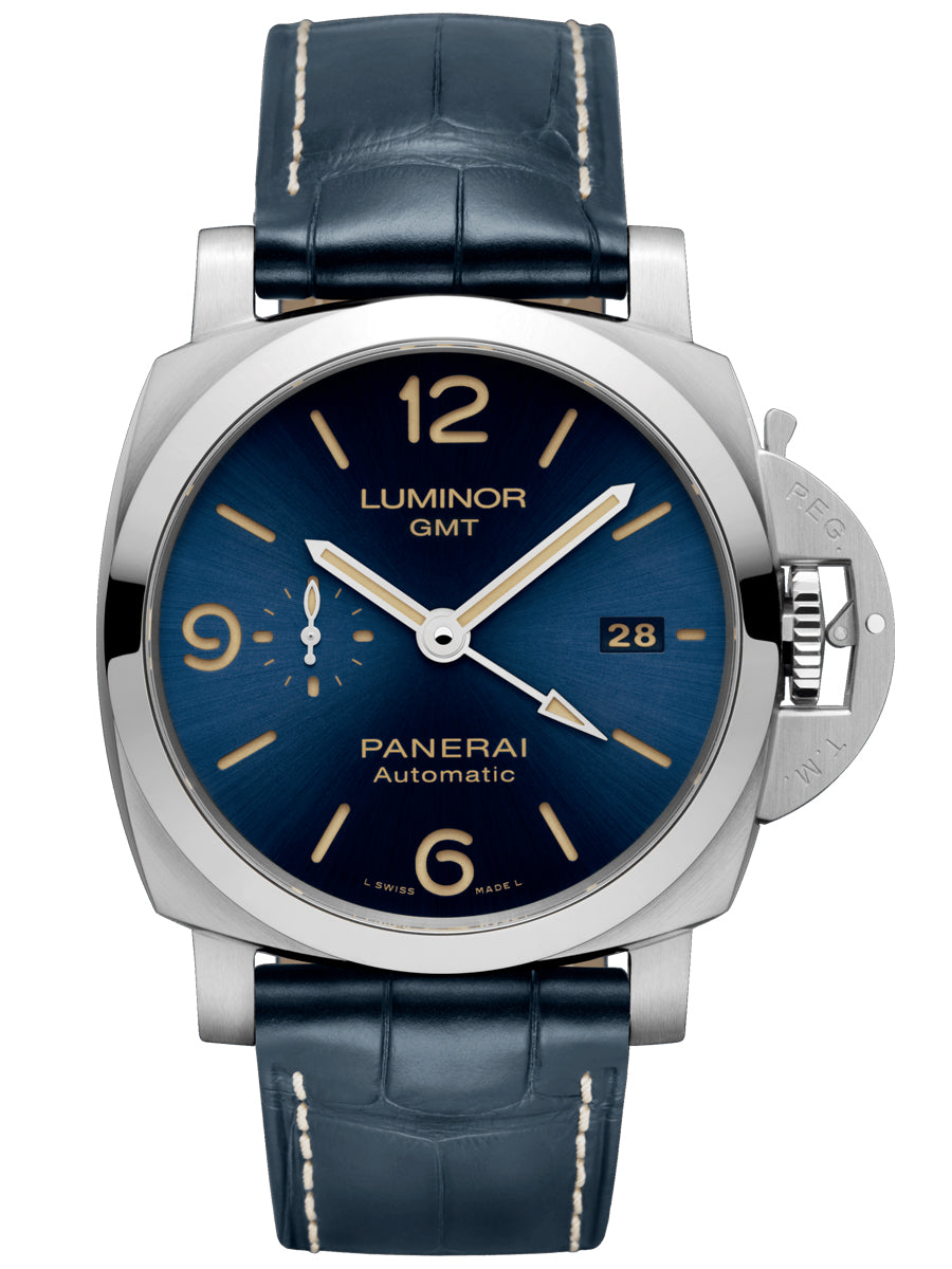 904l Stainless Steel Automatic Mechanical Watch Leather Strap 44MM Mens Watches