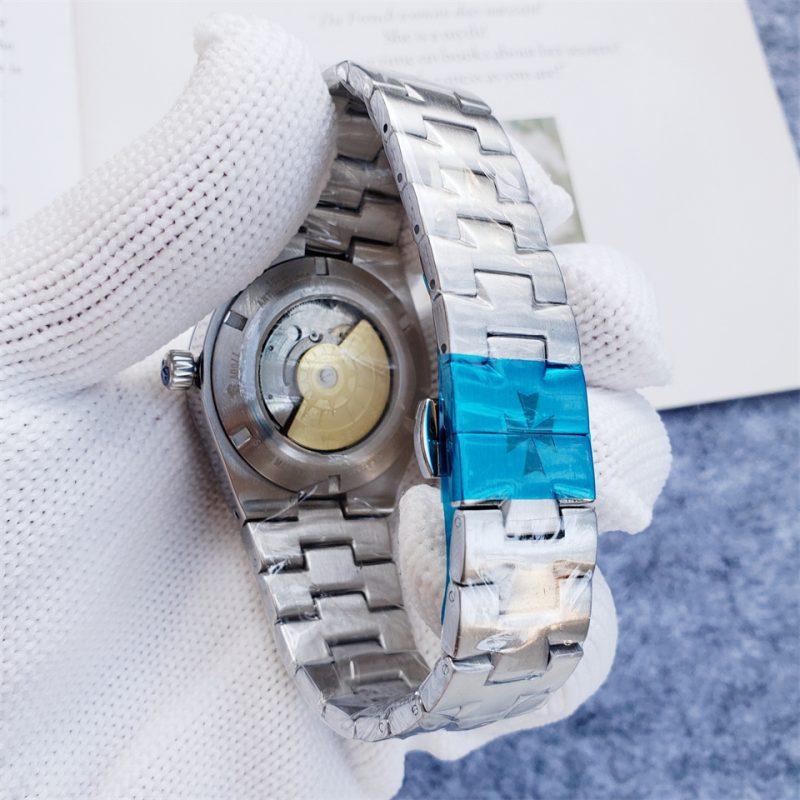 Luxury Automatic Mechanical Watch for Men Wristwatch Stainless Steel Date Overseas 41mm