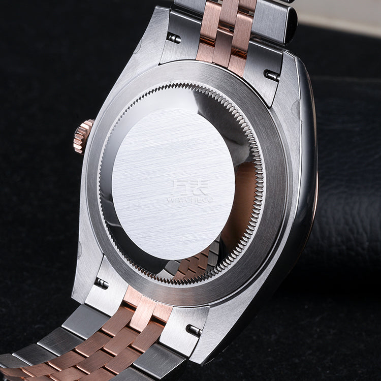Replica Automatic Watch for Men DateJust Rose Dial 41mm