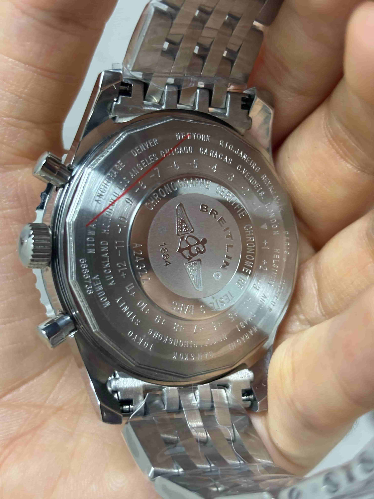 Replica Stainless Steel Japanese Vk63 Quartz Movement Watch  BL59
