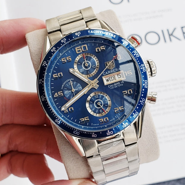 Carrera Calibre 01 Replica  Automatic Mechanical Movement Mens Watches 44mm