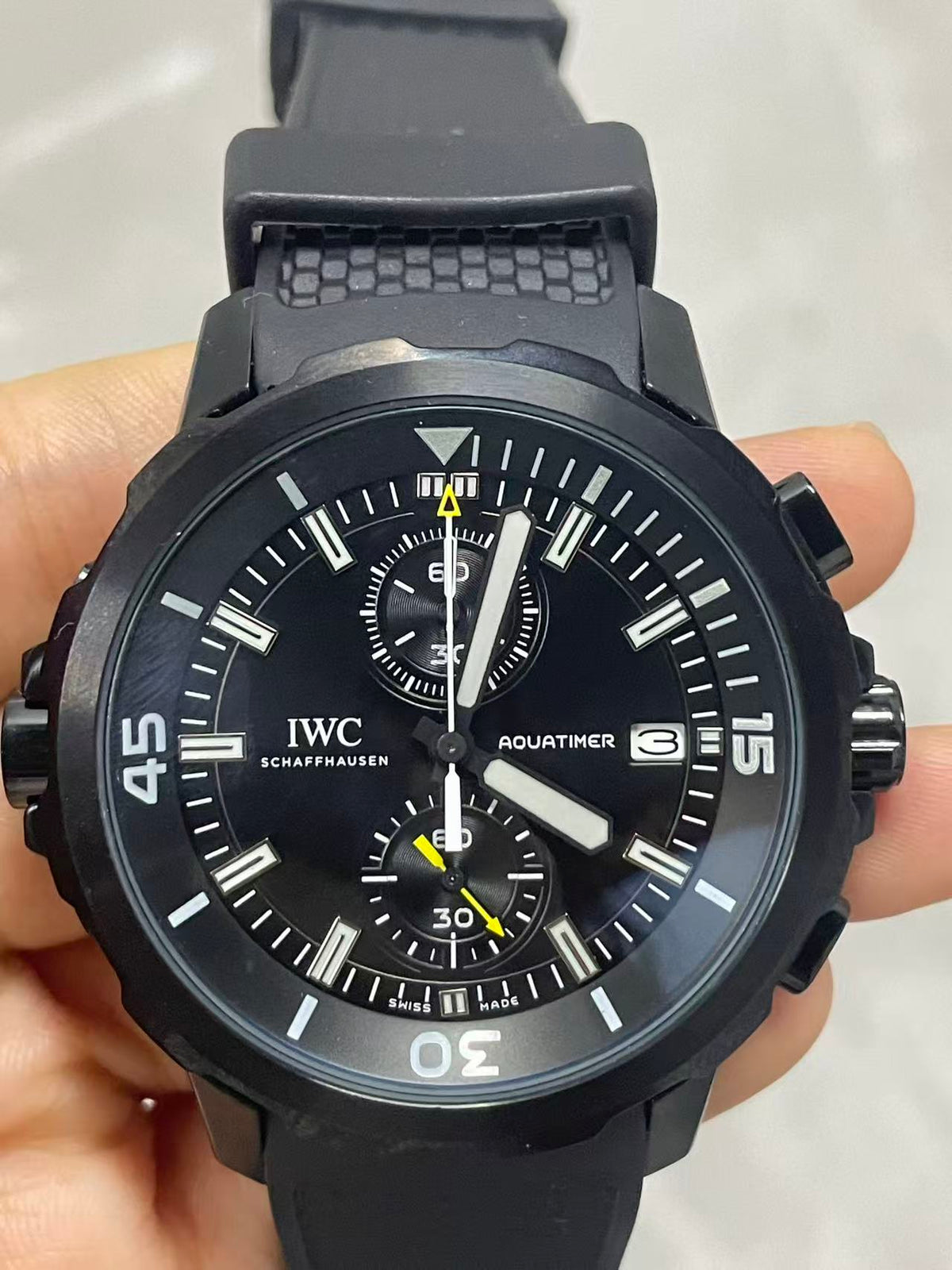 Replica AQUATIMER Japanese VK Quartz Movement Chronograph Mens Watches 44mm