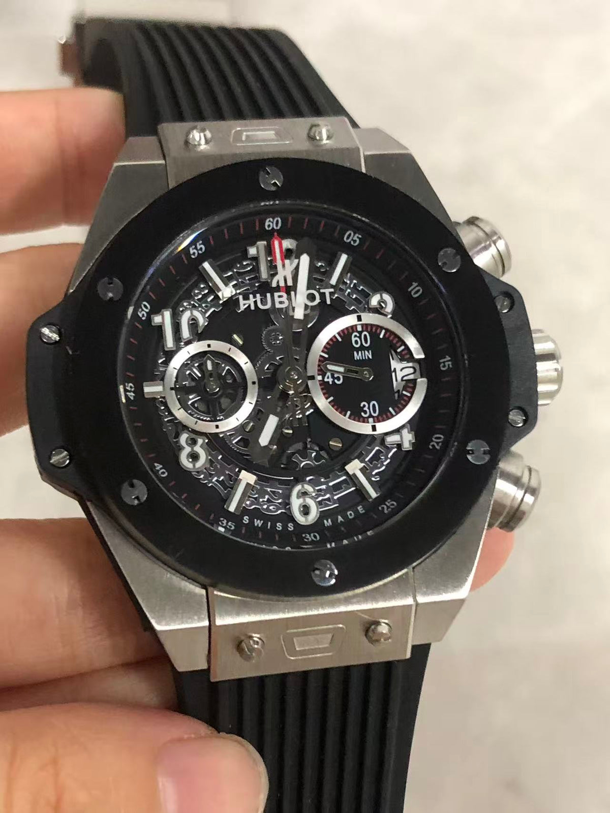 Replica 904l Japanese VK Quartz Movement Mens Watches 42mm