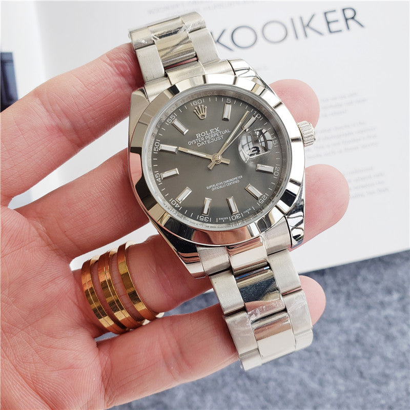 Replica Automatic Watch for Men DateJust Grey Dial 41mm