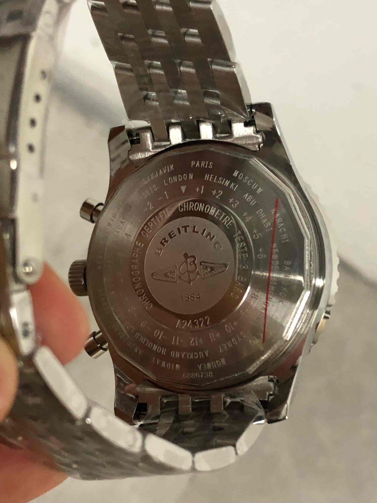 Replica Stainless Steel Japanese Vk63 Quartz Movement Watch BL11