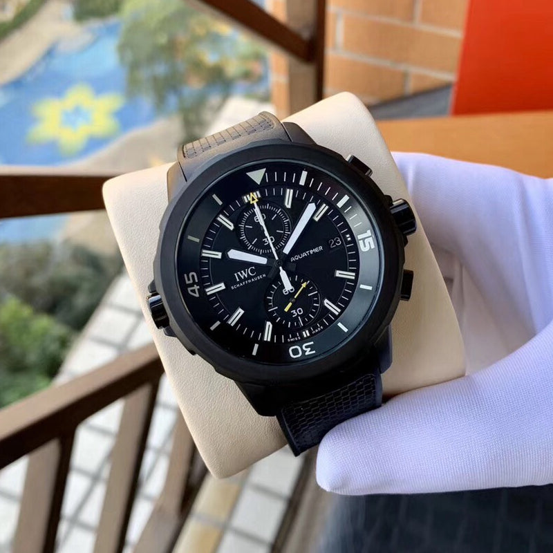Replica AQUATIMER Japanese VK Quartz Movement Chronograph Mens Watches 44mm