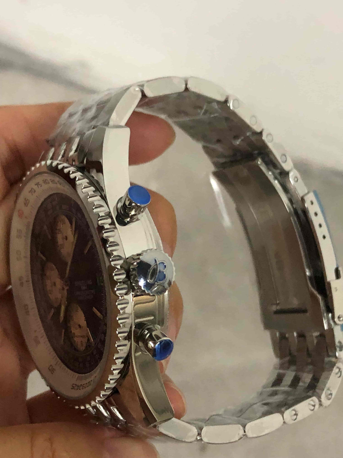 Replica Stainless Steel Japanese Vk63 Quartz Movement Watch BL10
