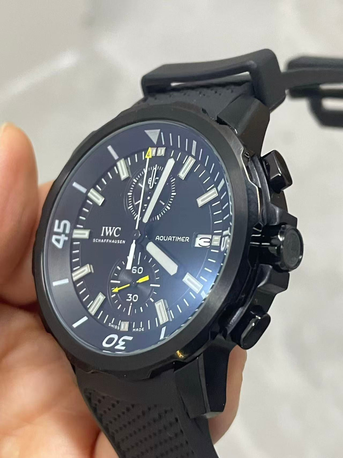 Replica AQUATIMER Japanese VK Quartz Movement Chronograph Mens Watches 44mm