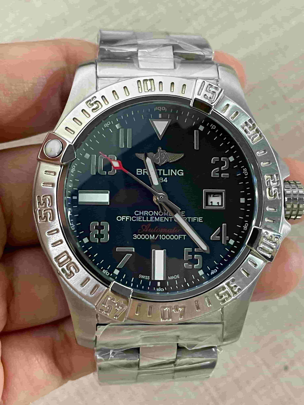 Replica Stainless Steel Japanese Vk63 Quartz Movement Watch BL36