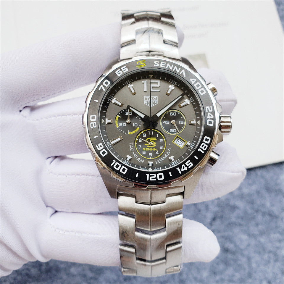 Replica FORMULA 1 904l Stainless Steel Japanese VK Quartz Movement Watch 45mm