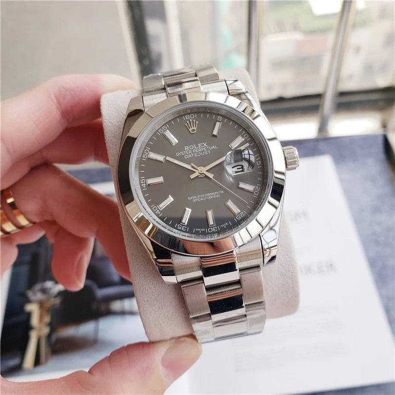 Replica Automatic Watch for Men DateJust Grey Dial 41mm