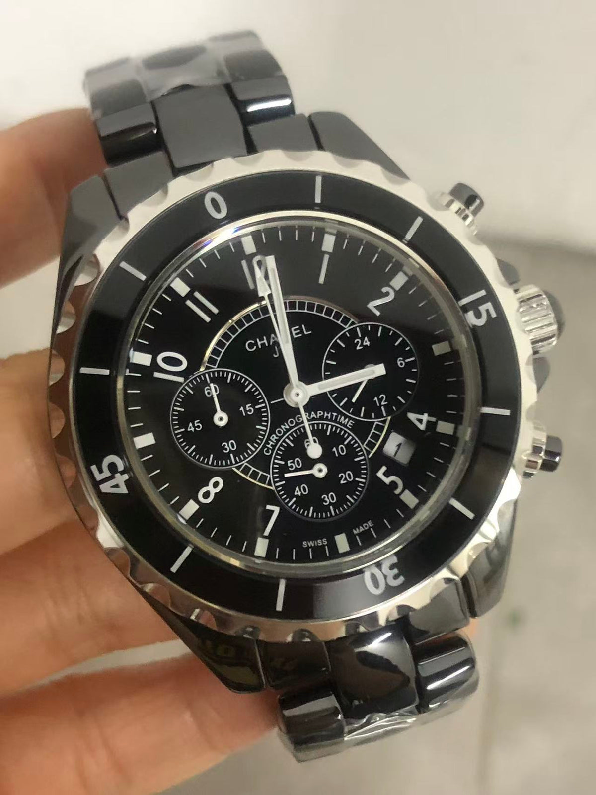Replica J12 38mm Stainless Steel Japanese Quartz Movement Watch