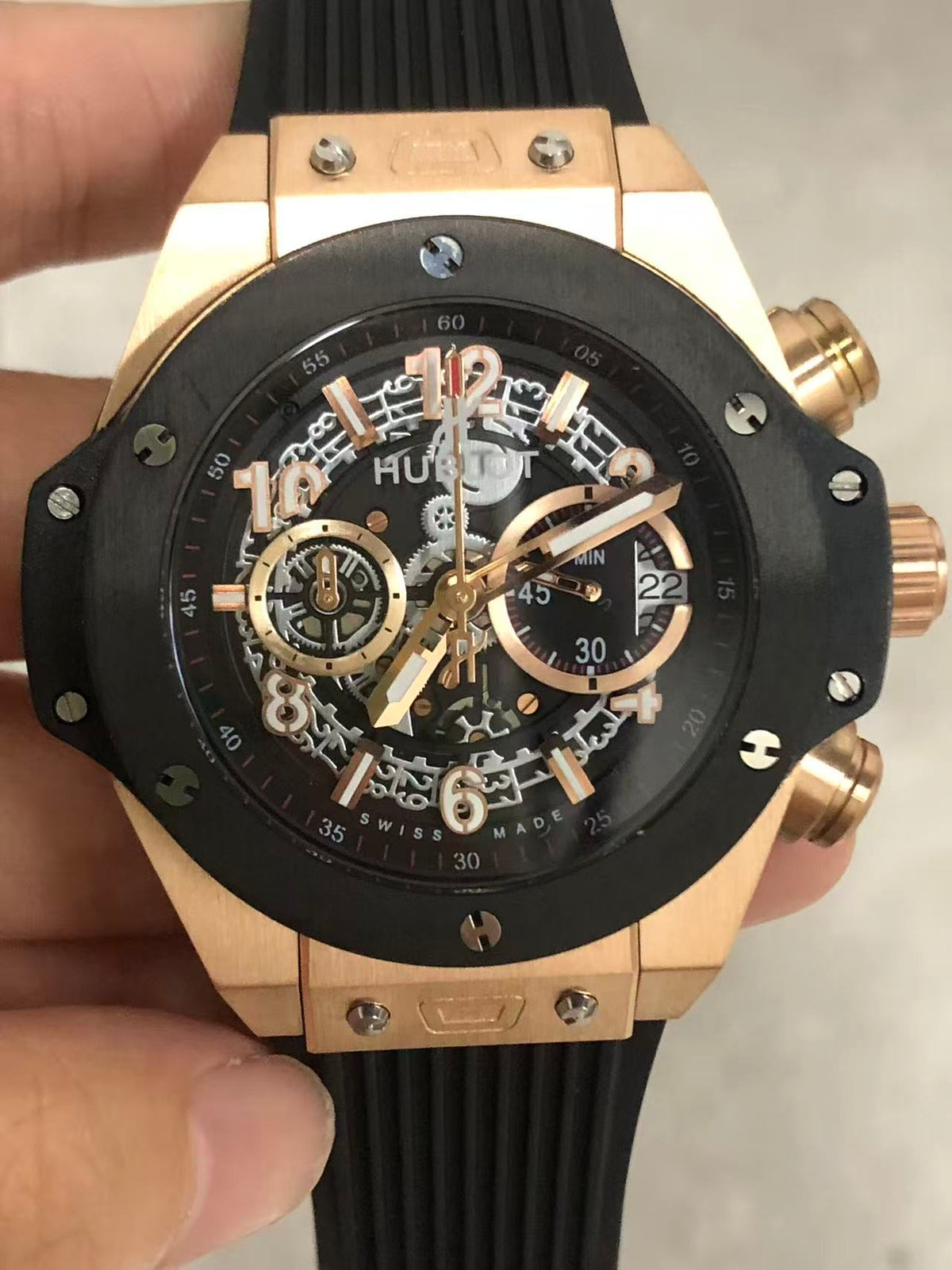 Replica 904l Japanese VK Quartz Movement Mens Watches 42mm