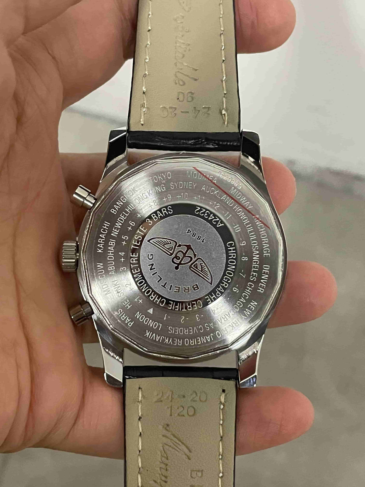 Replica Stainless Steel Japanese Vk Quartz Movement Watch BL229