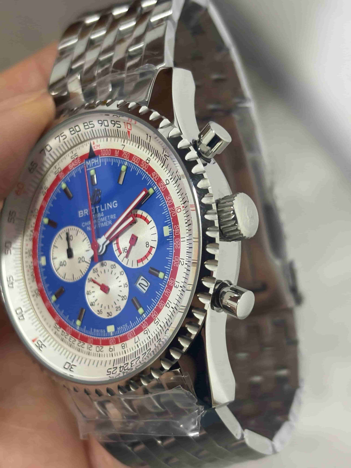 Replica Stainless Steel Japanese Vk Quartz Movement Watch  BL184