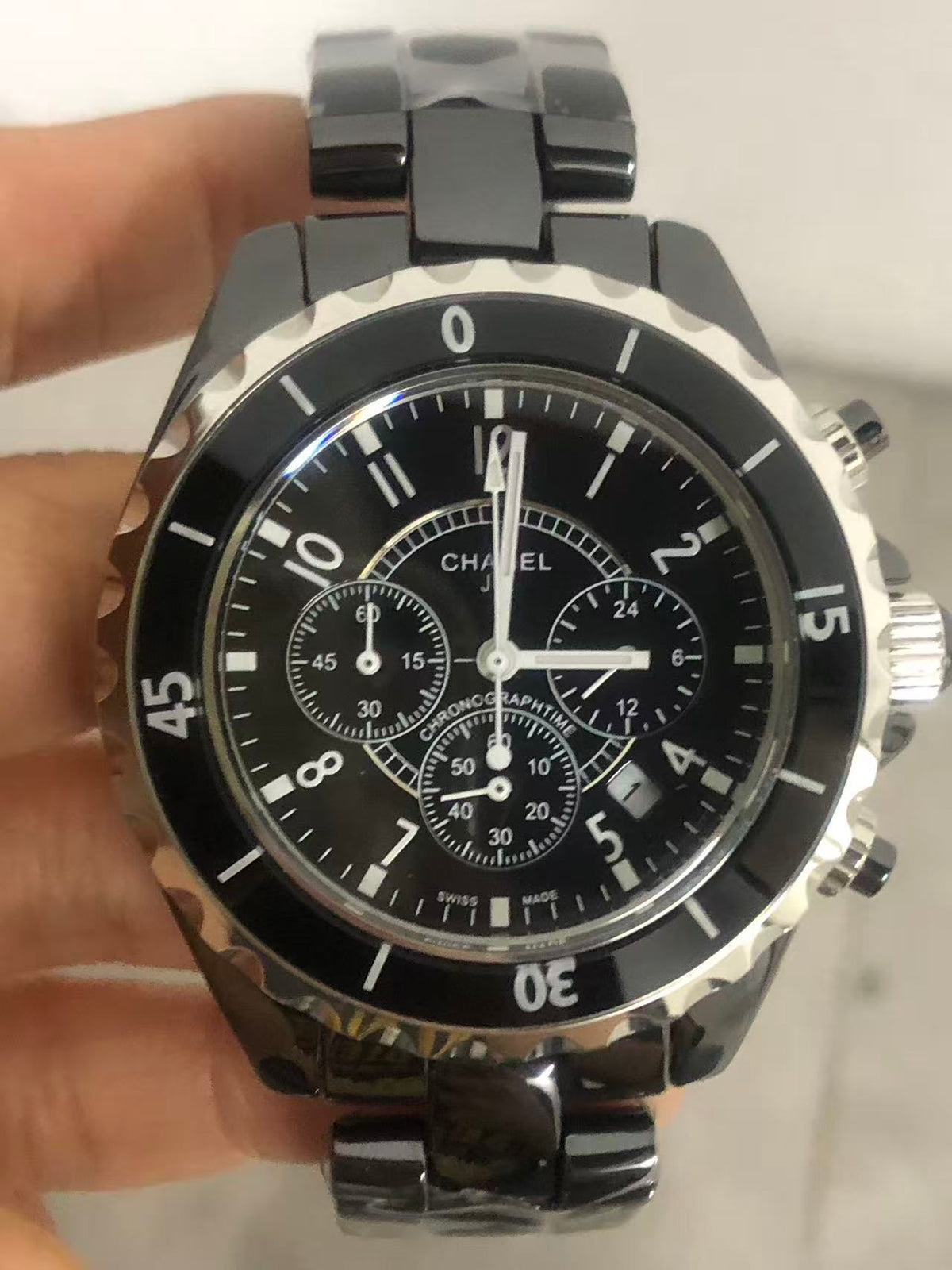 Replica J12 38mm Stainless Steel Japanese Quartz Movement Watch