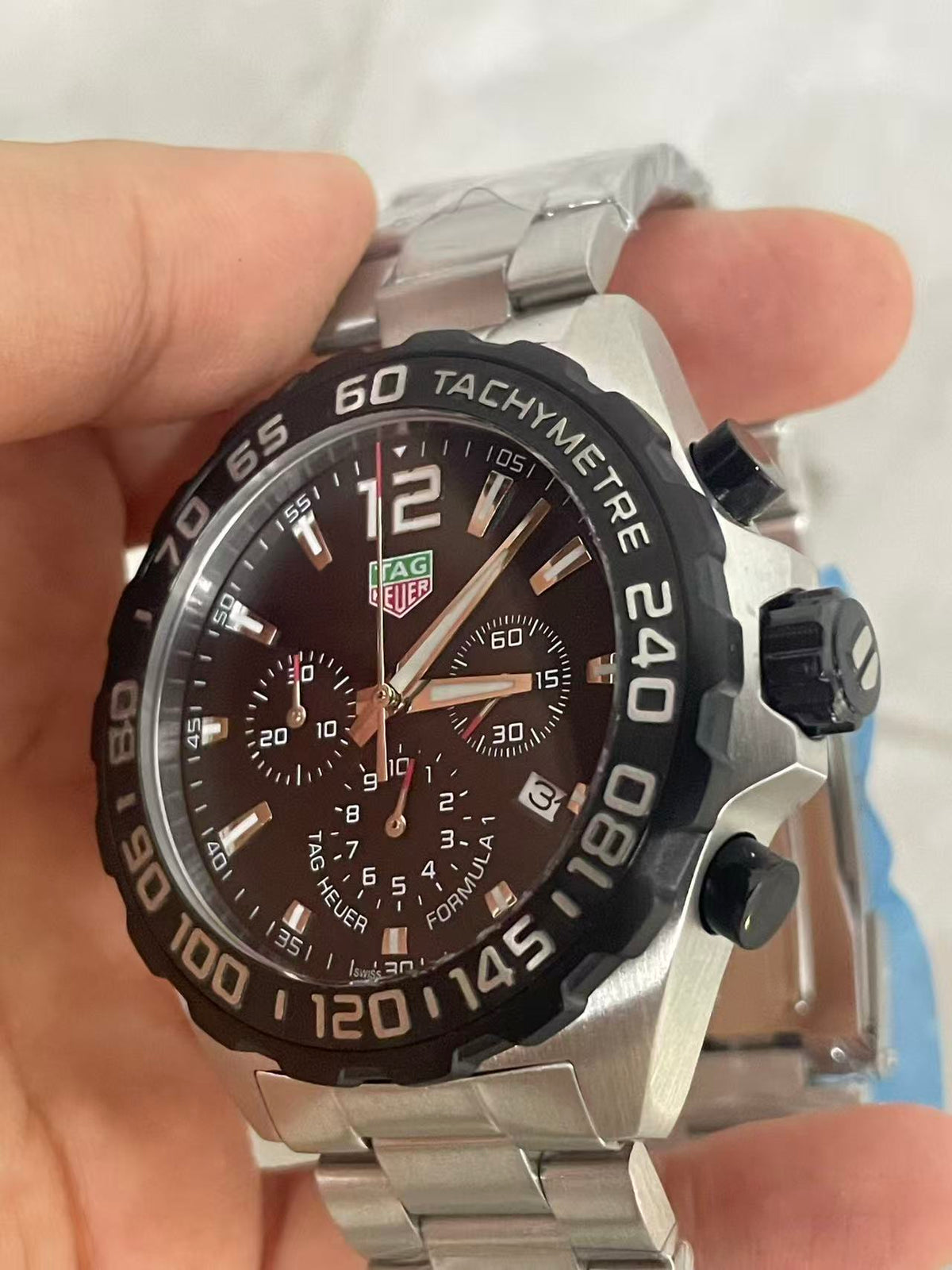FORMULA 1 Replica Japanese VK Quartz Movement Mens Watches 44mm