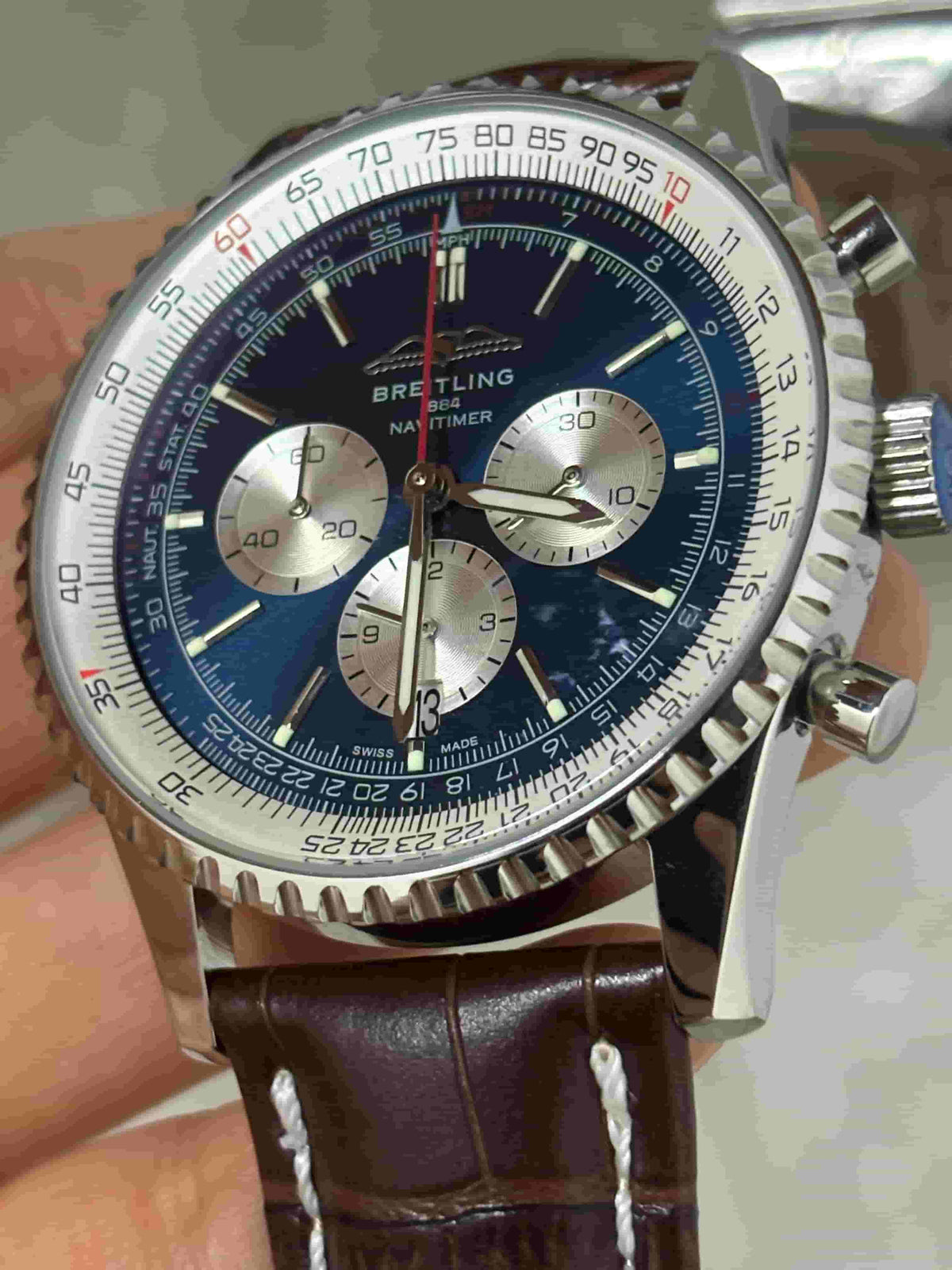 Replica Stainless Steel Japanese Vk63 Quartz Movement Watch BL97