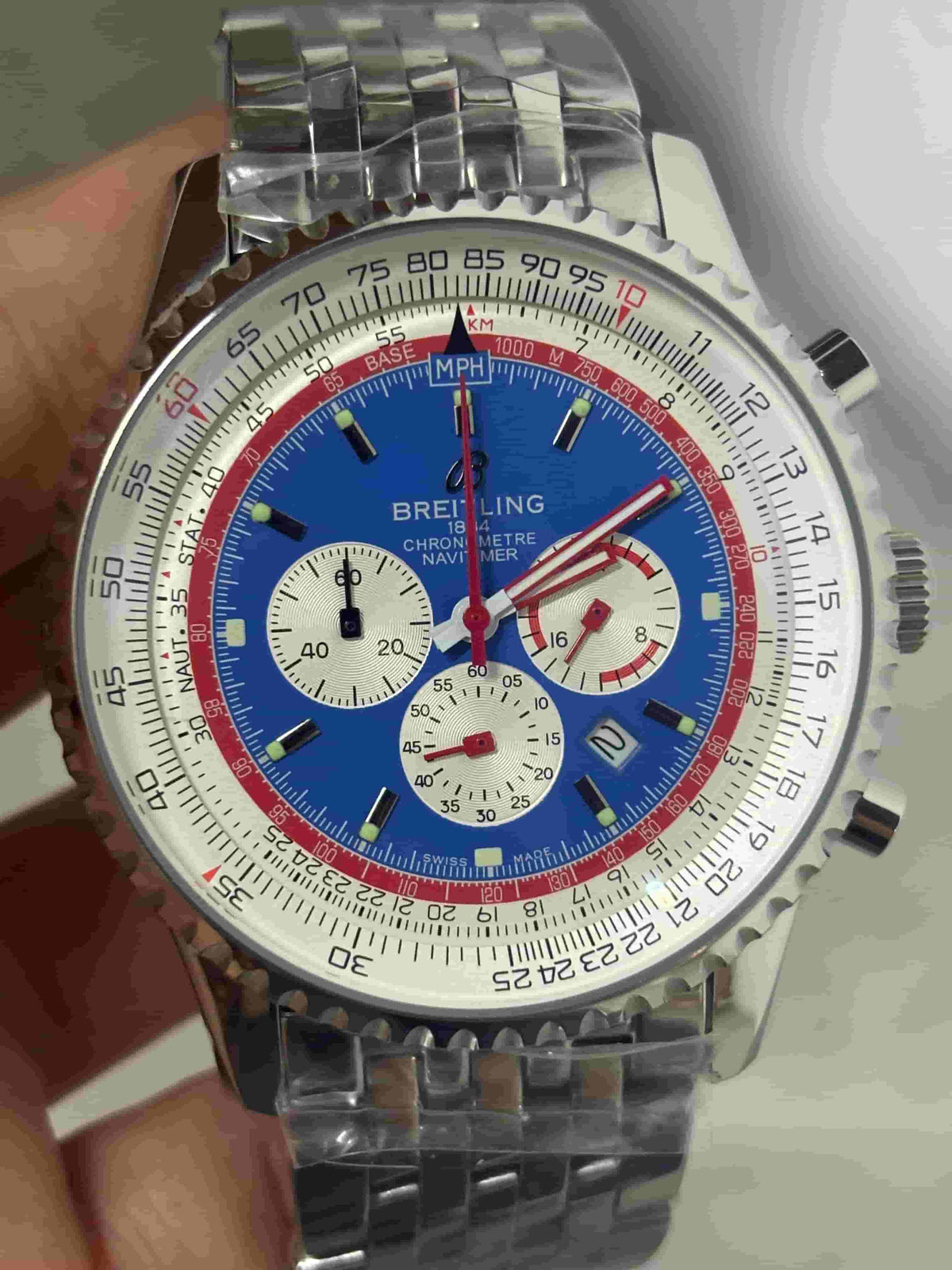 Replica Stainless Steel Japanese Vk Quartz Movement Watch  BL184