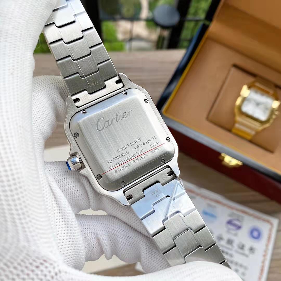 Replica Santos 904l Stainless Steel Automatic Mechanical Watch 39mm/35mm WSSA0071