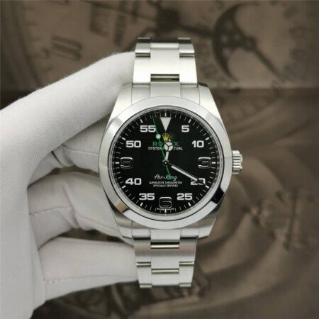 Replica Automatic Watch for Men Airking Black Dial 40mm
