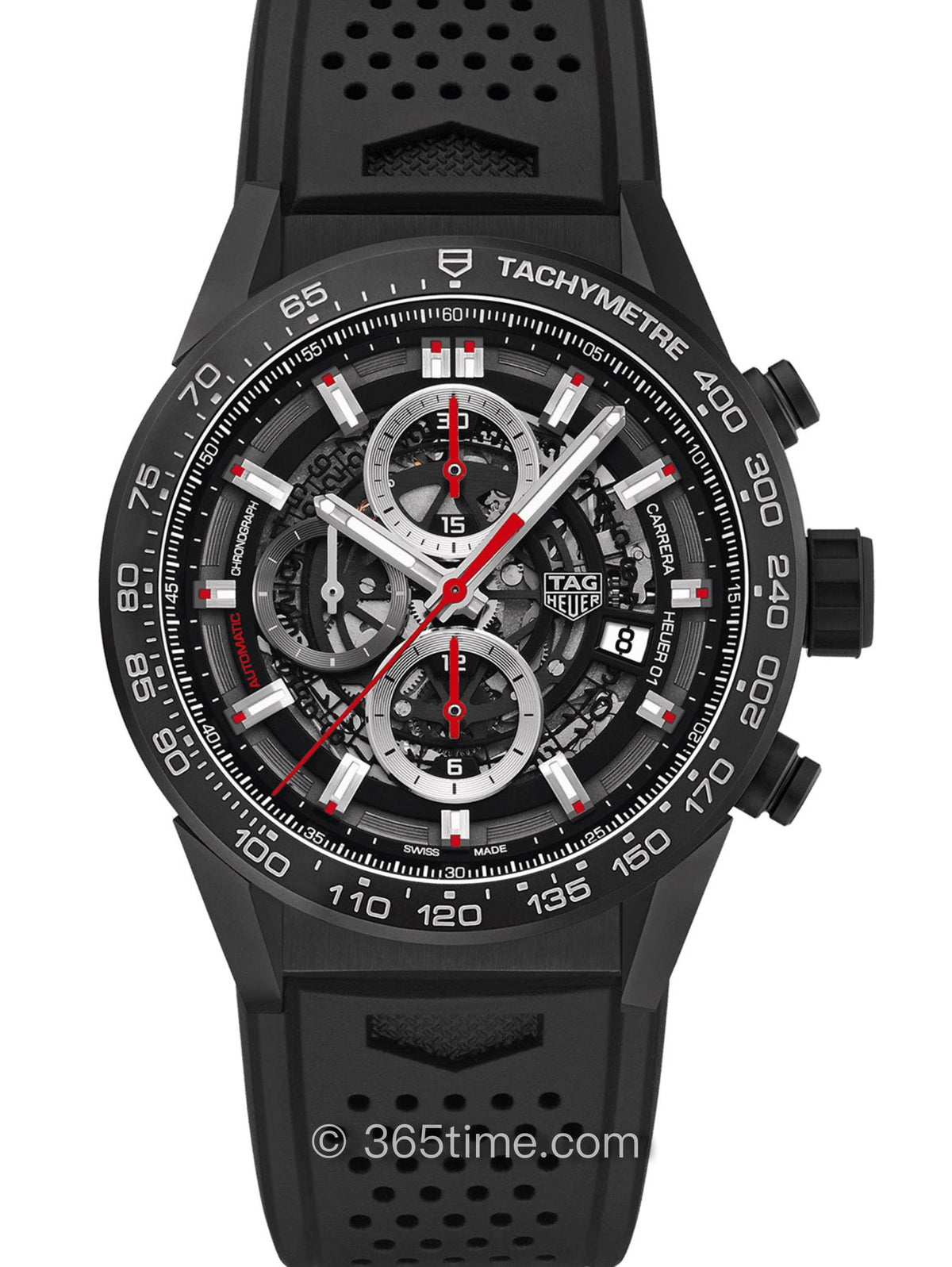 Carrera Replica Japanese VK Quartz Movement Movement Mens Watches 44mm