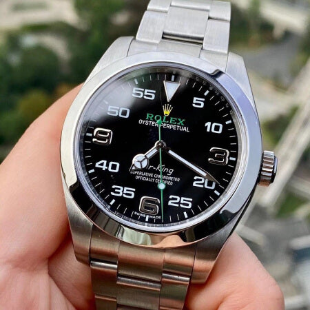 Replica Automatic Watch for Men Airking Black Dial 40mm