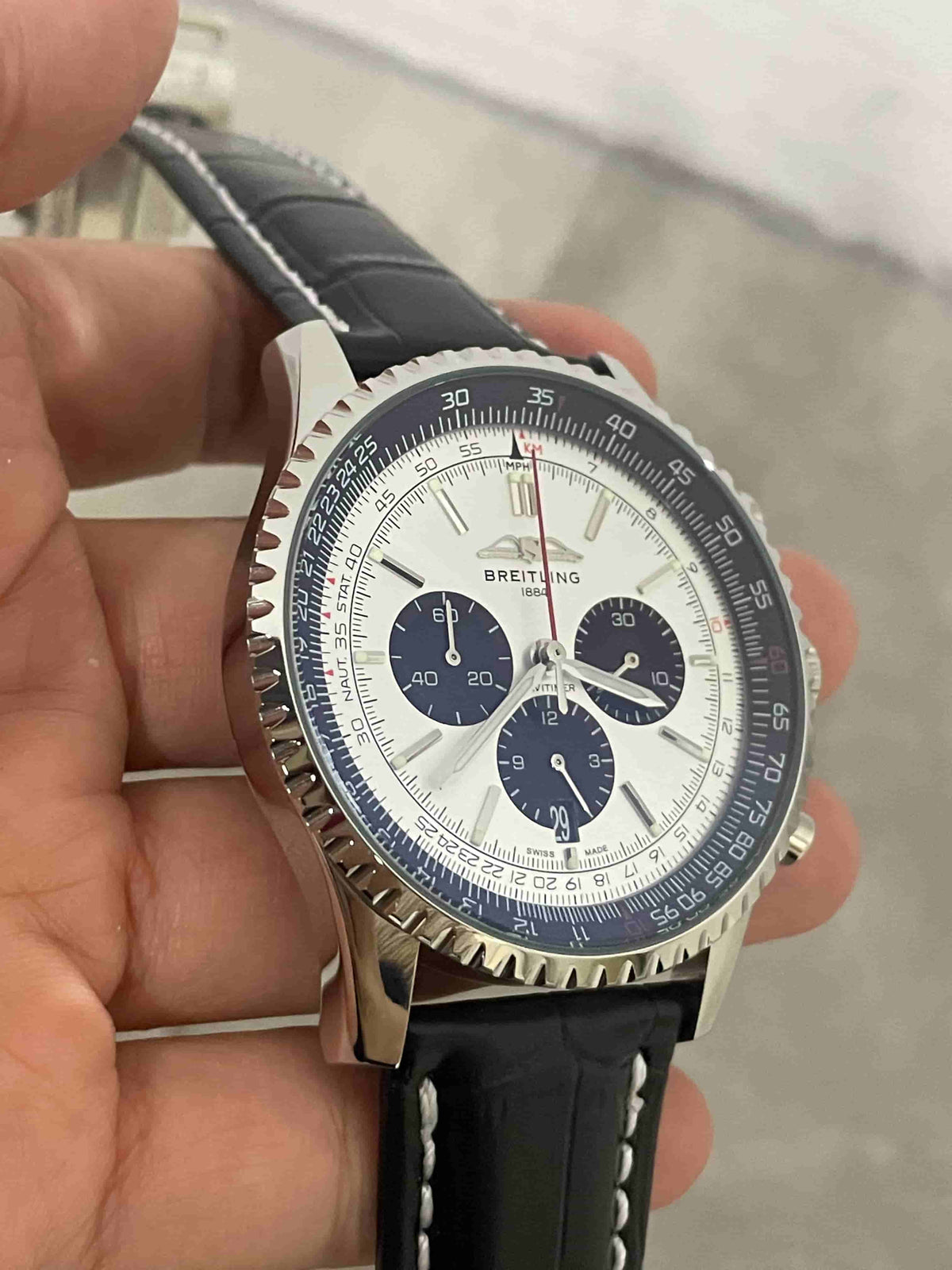 Replica Stainless Steel Japanese Vk Quartz Movement Watch BL228