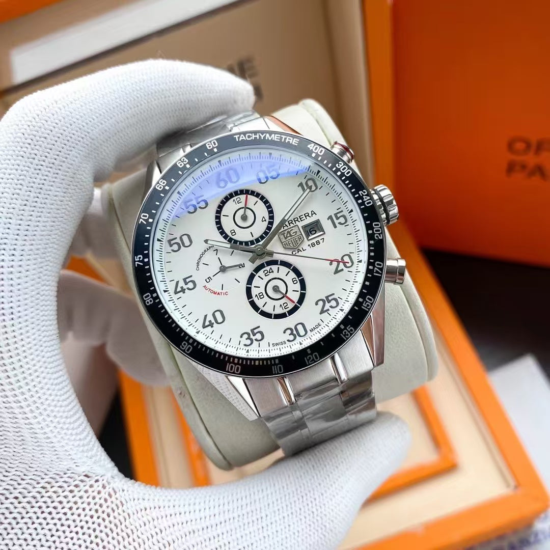 Carrera Calibre 01 Replica  Automatic Mechanical Movement Mens Watches 44mm