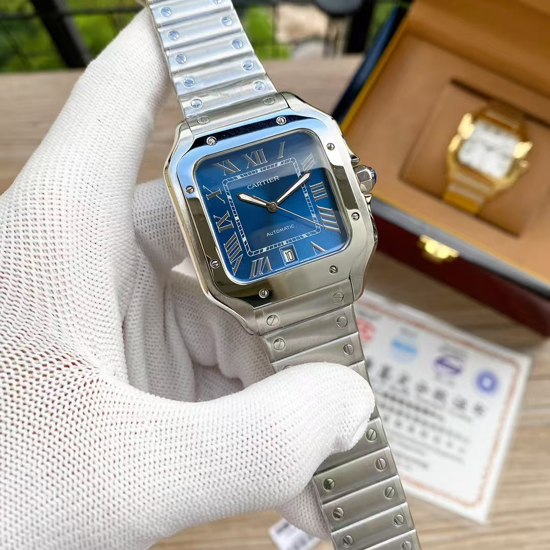 Replica Santos 904l Stainless Steel Automatic Mechanical Watch 39mm/35mm WSSA0071
