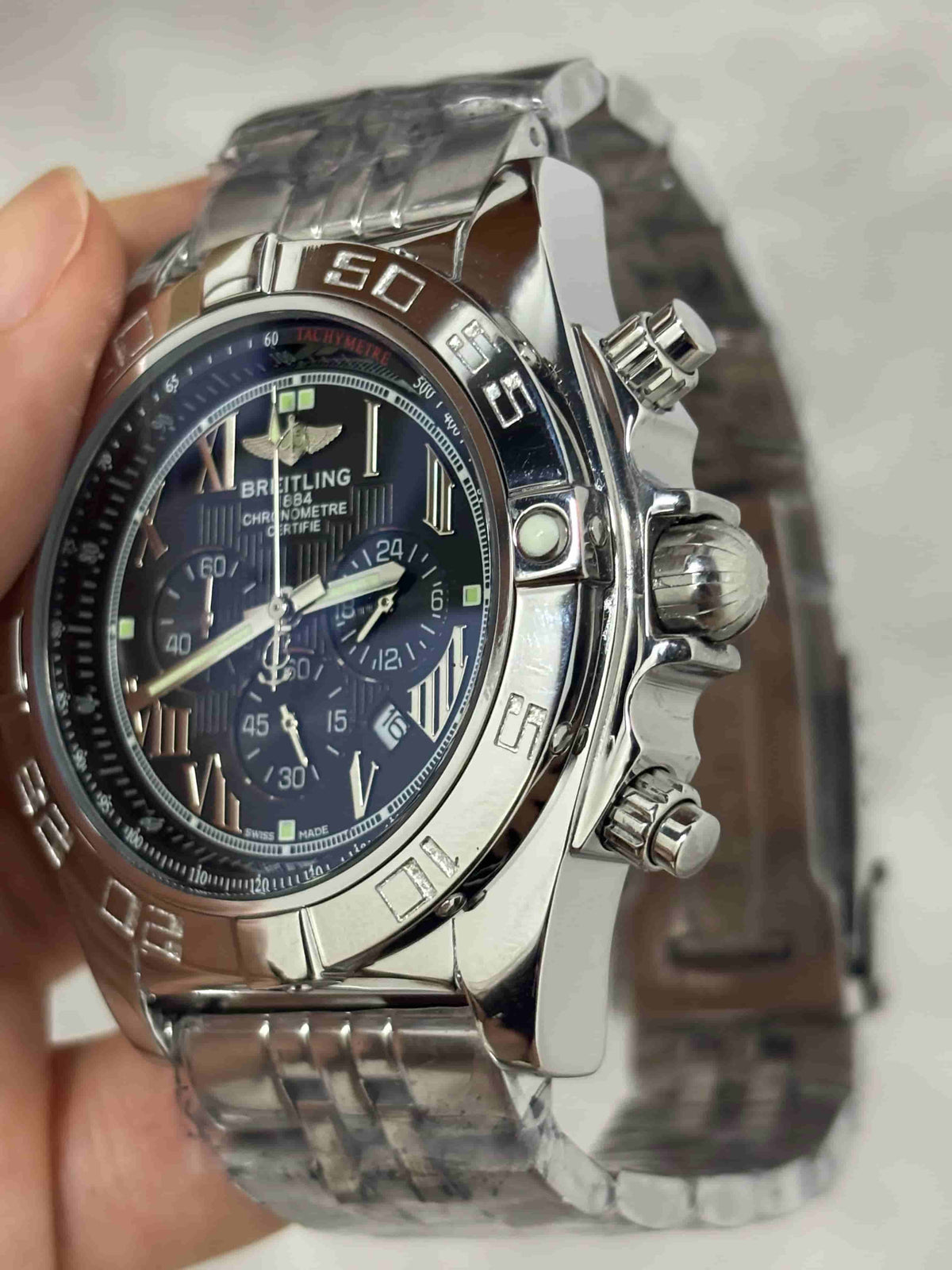 Replica Stainless Steel Japanese Vk Quartz Movement Watch BL179
