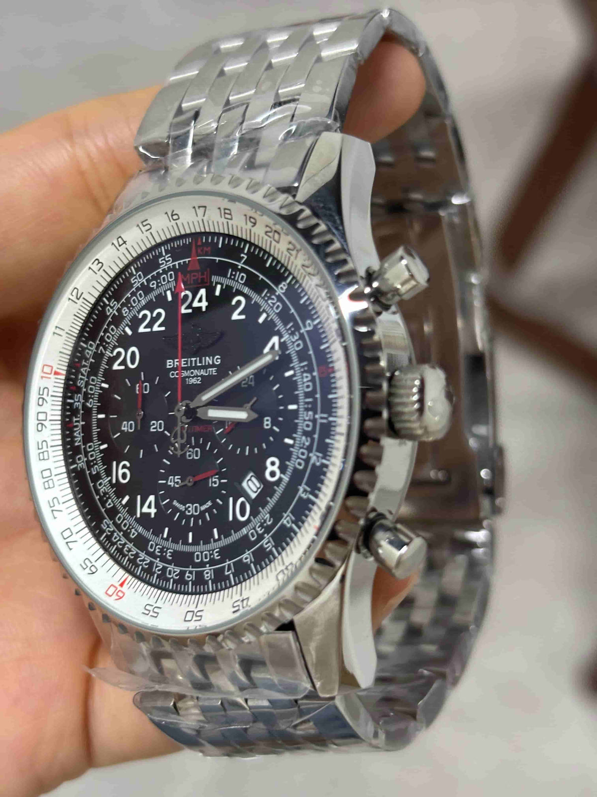 Replica Stainless Steel Japanese Vk63 Quartz Movement Watch  BL59