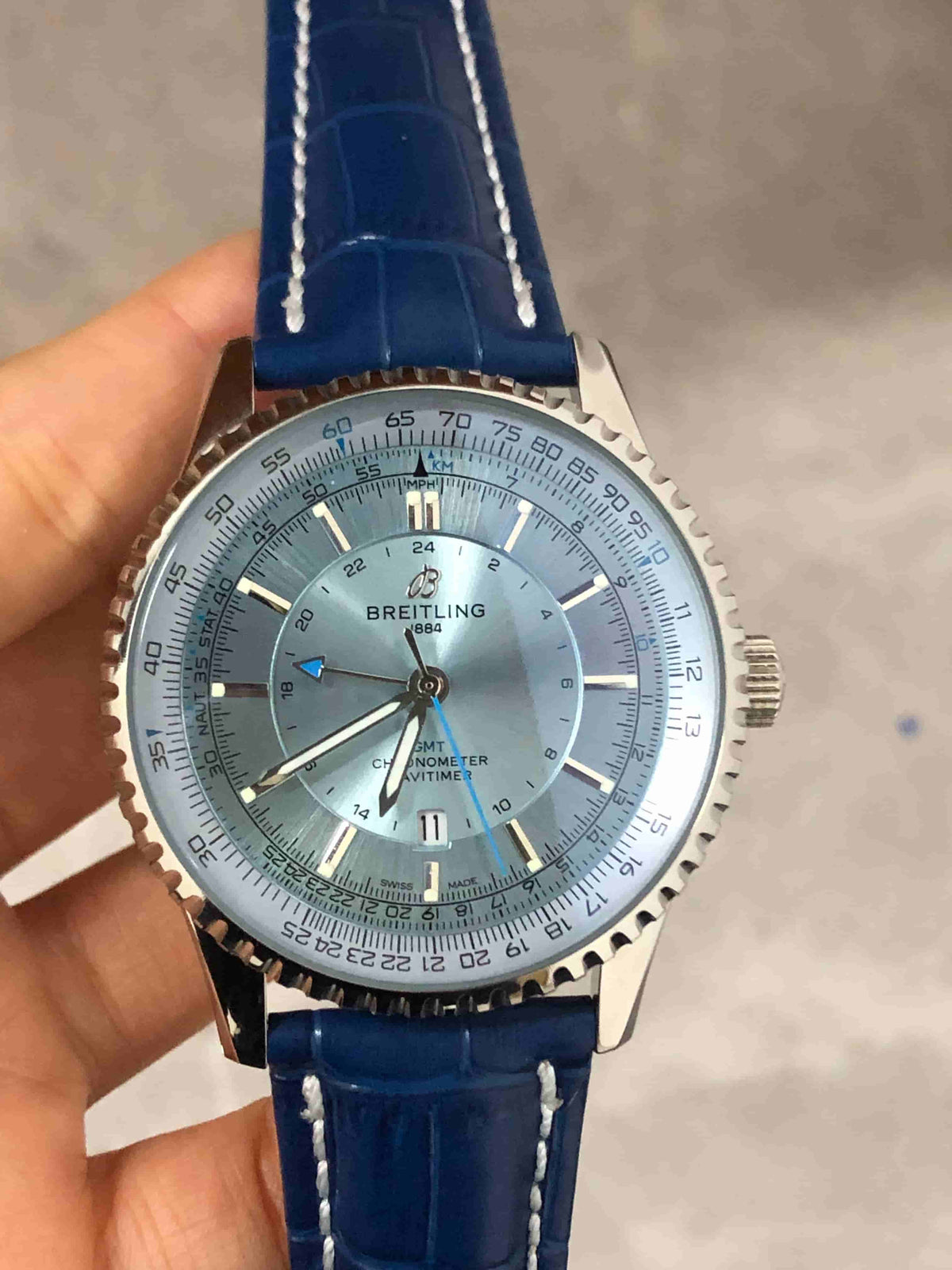 Replica Stainless Steel Japanese Vk Quartz Movement Watch BL175