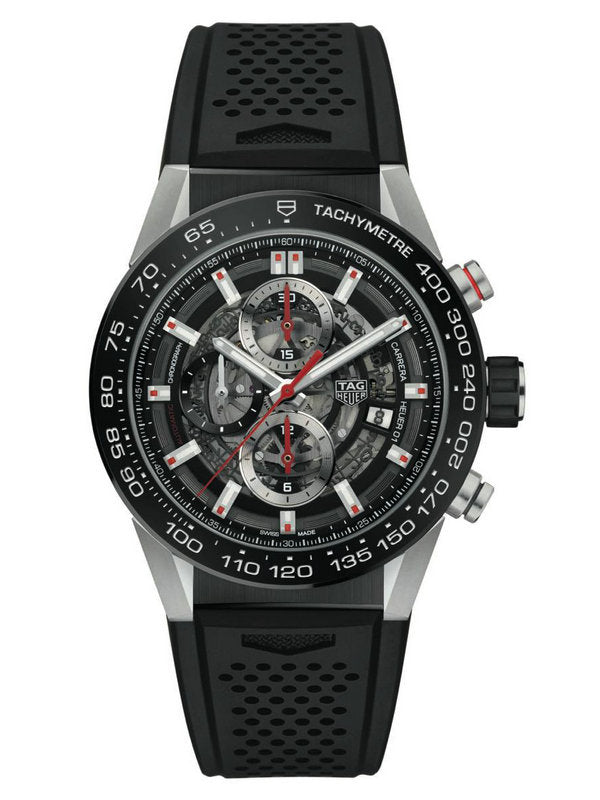 Carrera Replica Japanese VK Quartz Movement Movement Mens Watches 44mm