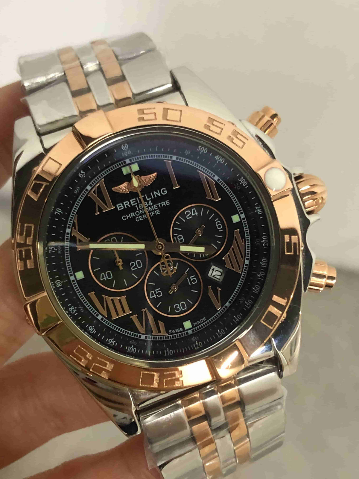 Replica Stainless Steel Japanese Vk63 Quartz Movement Watch  BL181