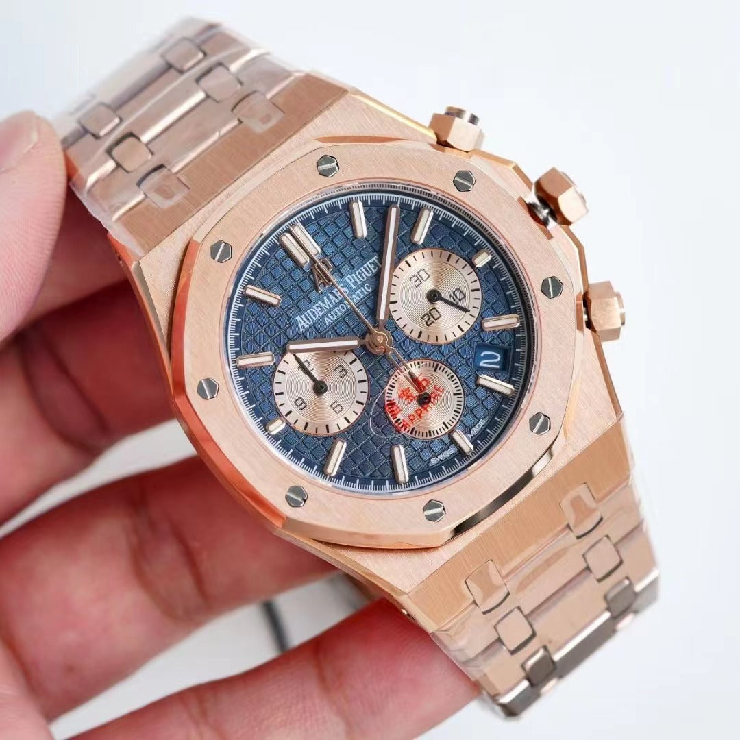 Replica Royal Oak 904l Stainless Steel Quartz Watch for Men 42mm