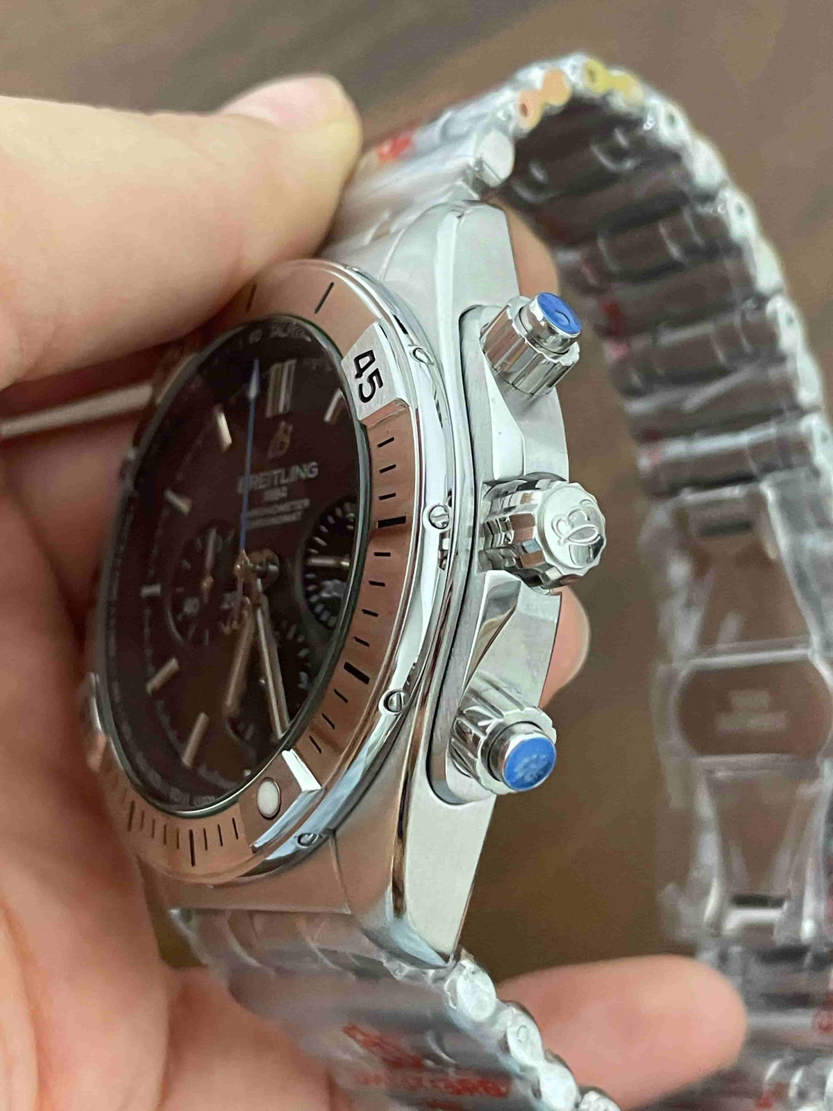 Replica Stainless Steel Japanese Vk Quartz Movement Watch BL256