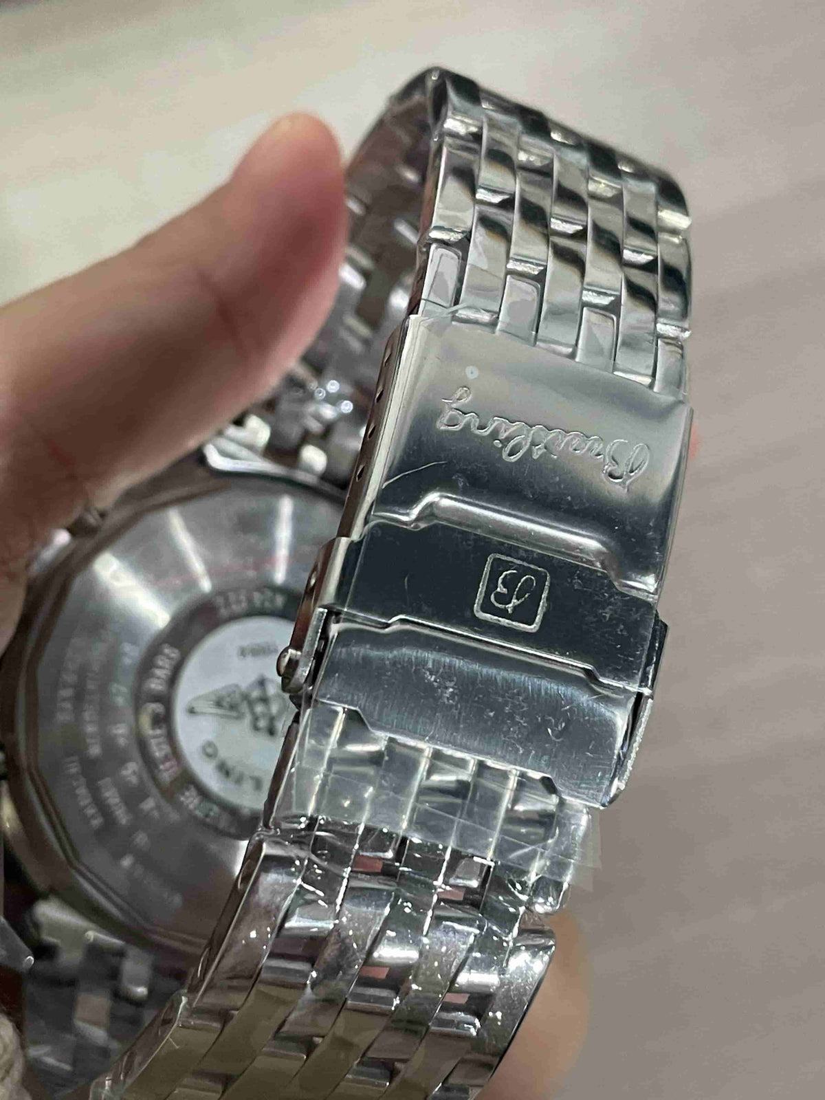 Replica Stainless Steel Japanese Vk Quartz Movement Watch BL155