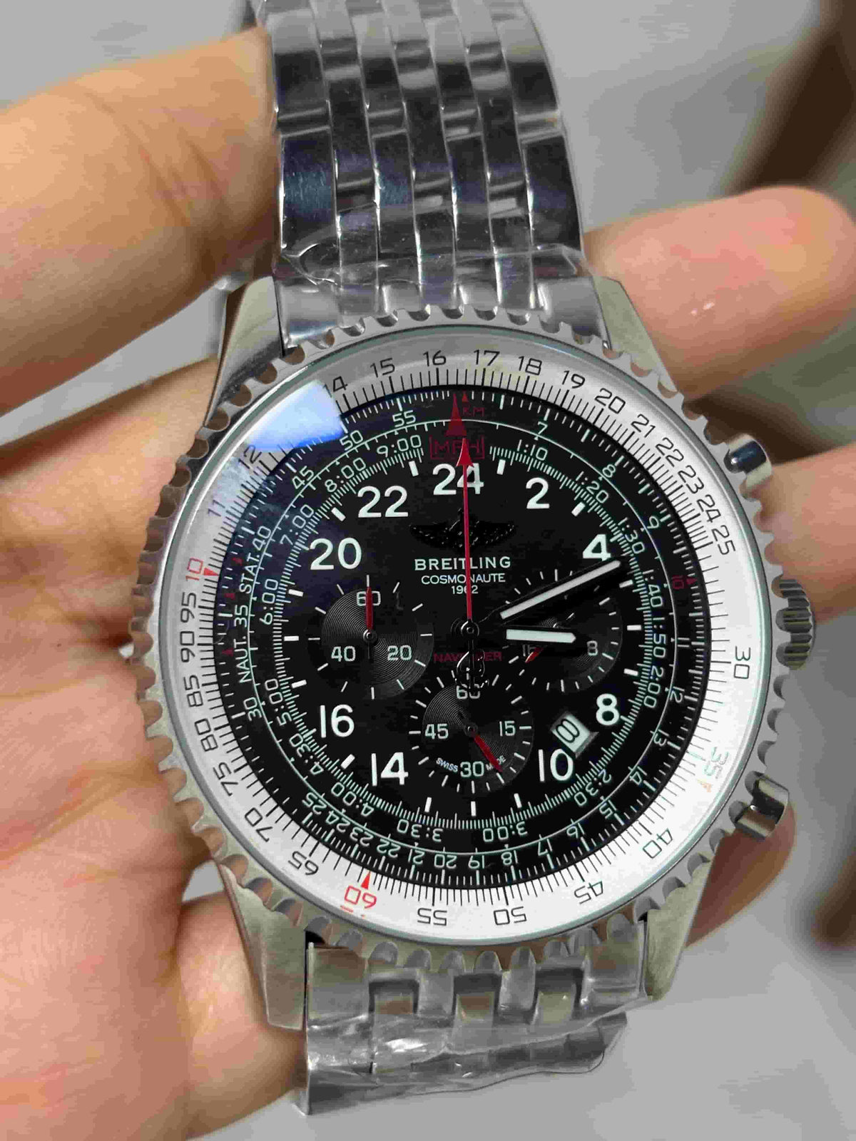 Replica Stainless Steel Japanese Vk63 Quartz Movement Watch  BL59