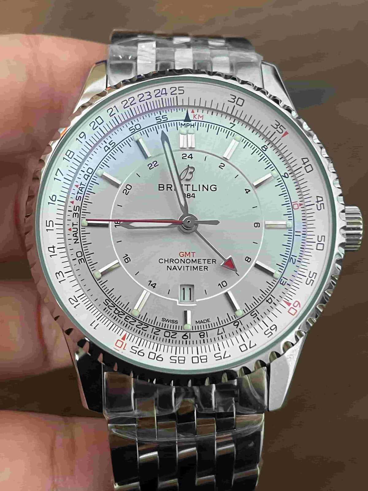 Replica Stainless Steel Japanese Vk Quartz Movement Watch BL252
