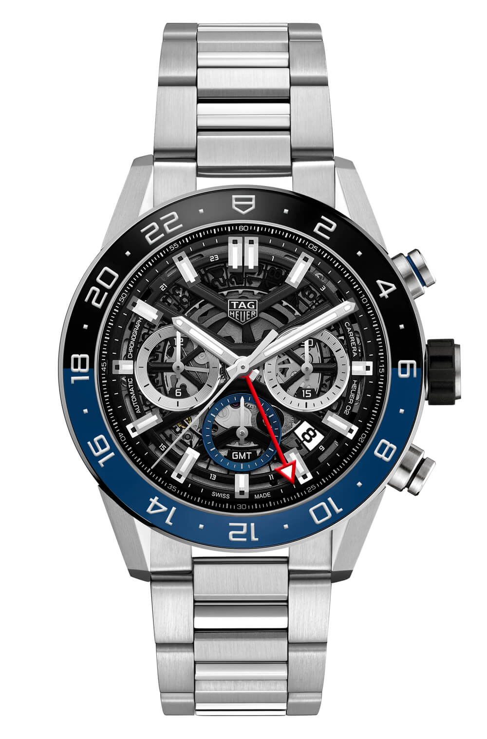 Carrera Replica Japanese VK Quartz Movement Movement Mens Watches 44mm
